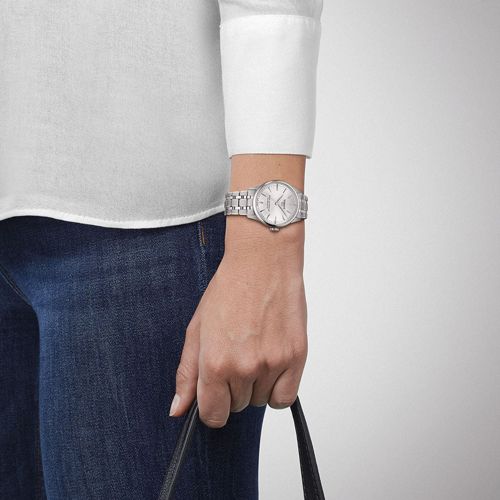 Chemin des Tourelles 34MM Powermatic 80 Silver Metal