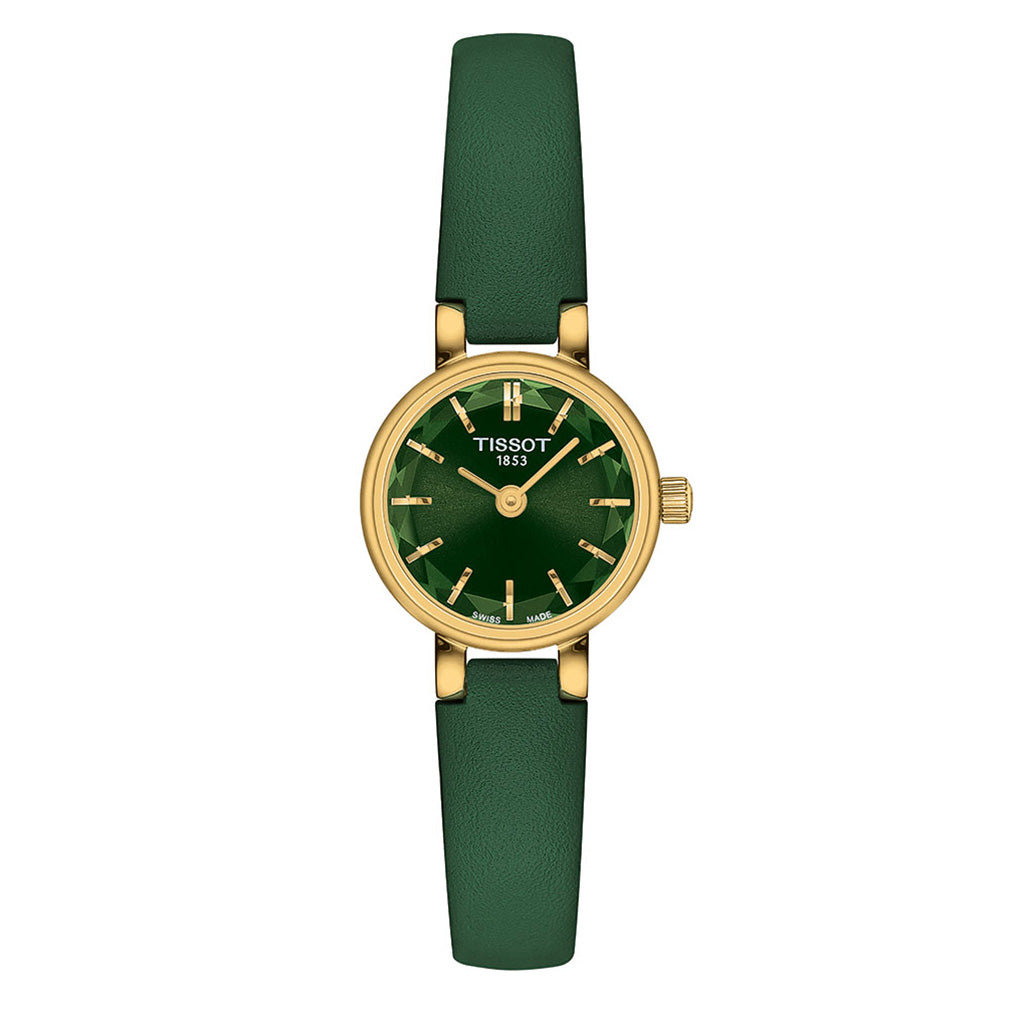 Lovely Round 19MM Leather Green