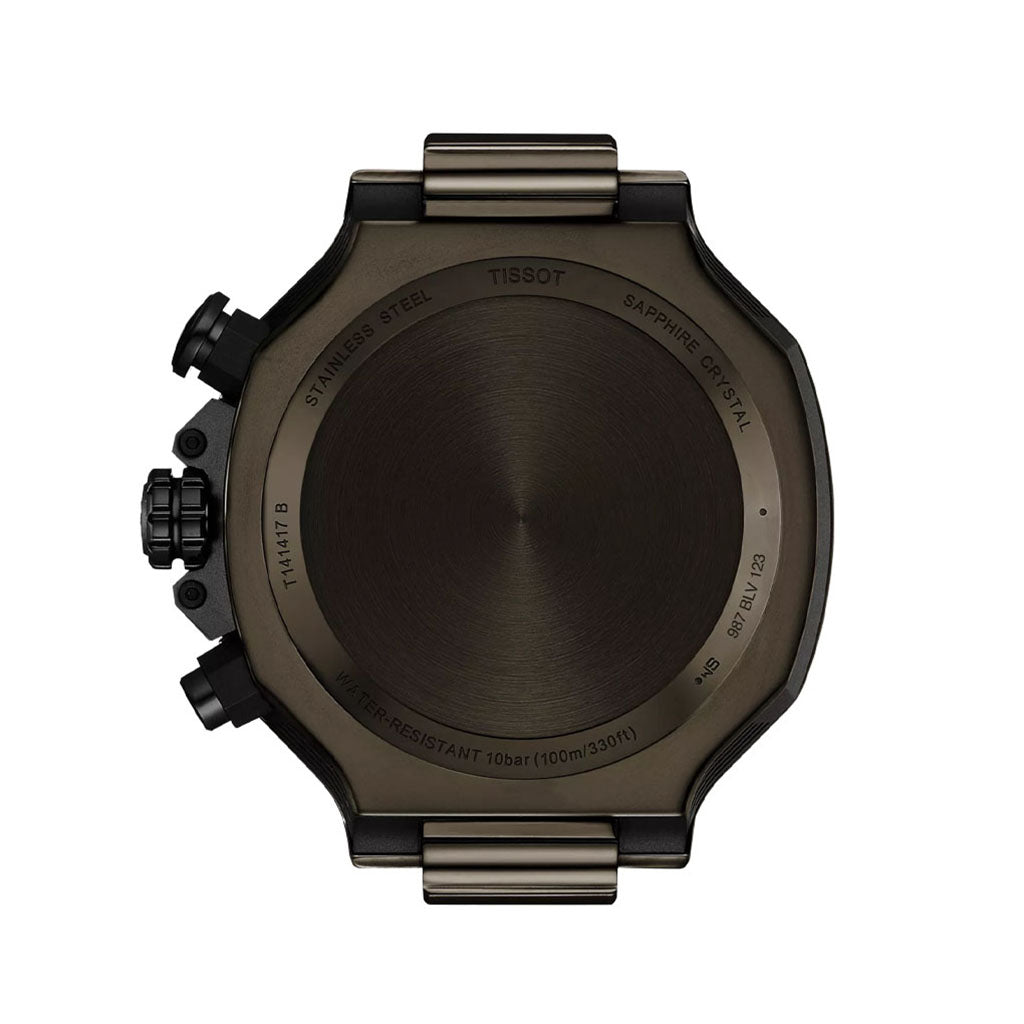 T-Race 45MM Chronograph Green Rubber Black