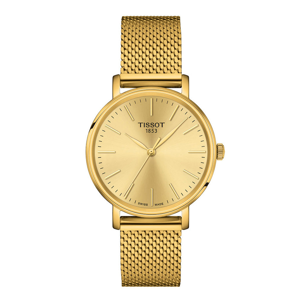 Everytime Lady 34MM Gold Milanaise