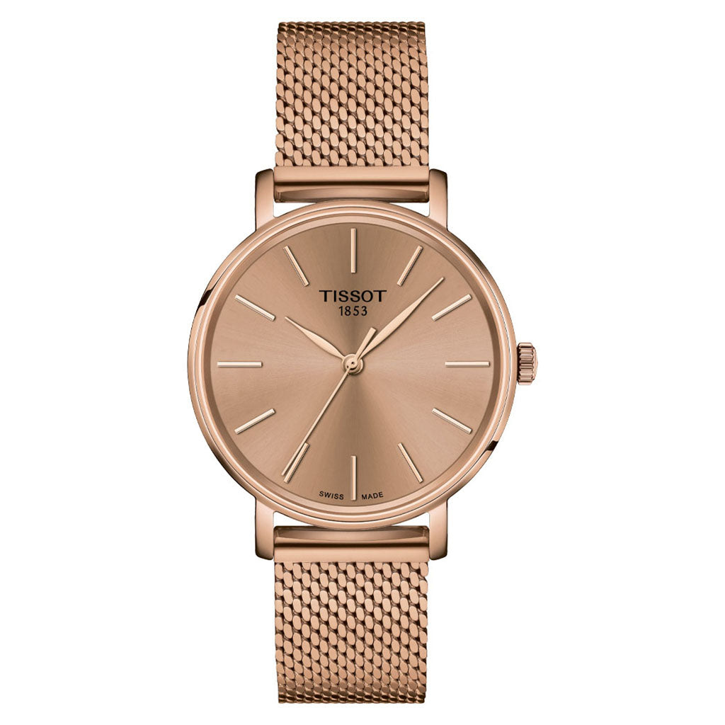 Everytime Lady 34MM Roségold Milanaise
