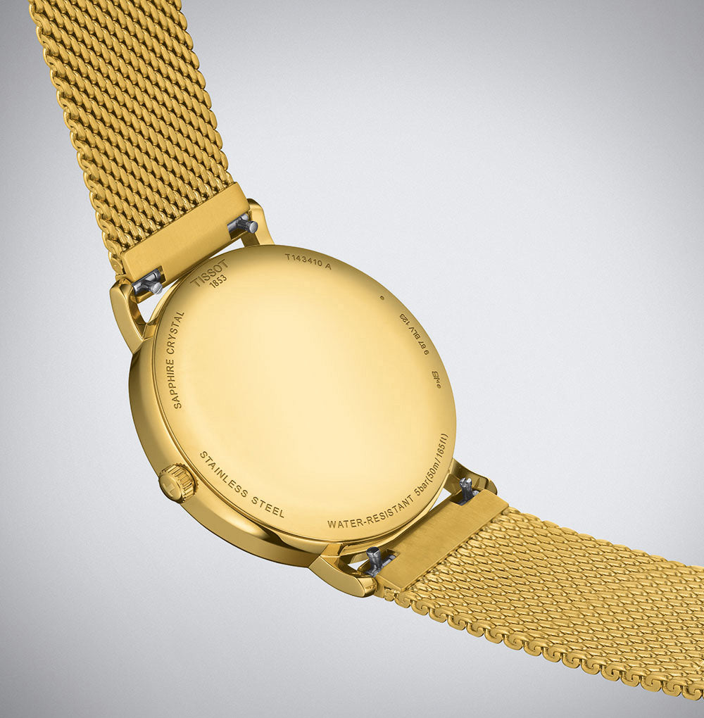 Everytime Gent 40MM Gold Milanaise