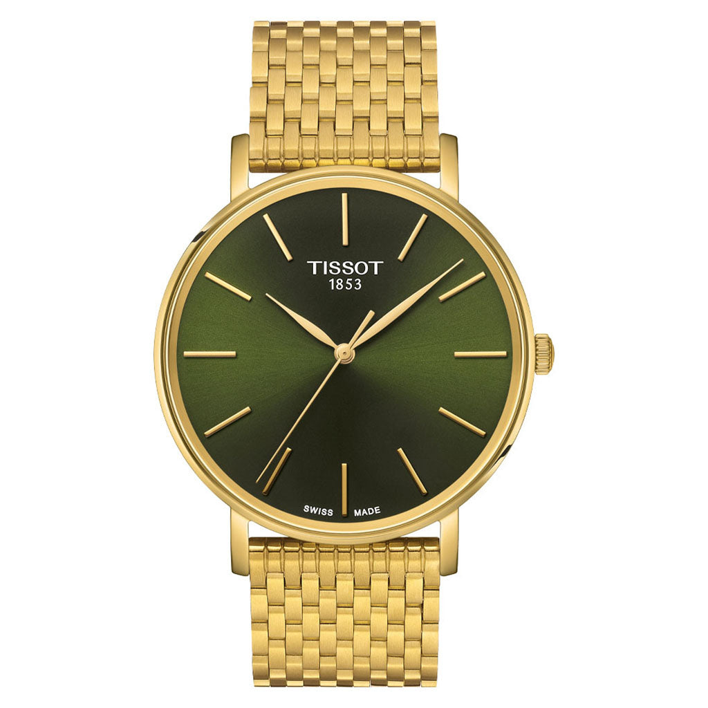 Everytime Gent 40MM Grün Gold Milanaise