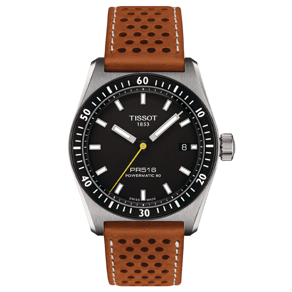 PR 516 38MM Powermatic 80 Leather Black