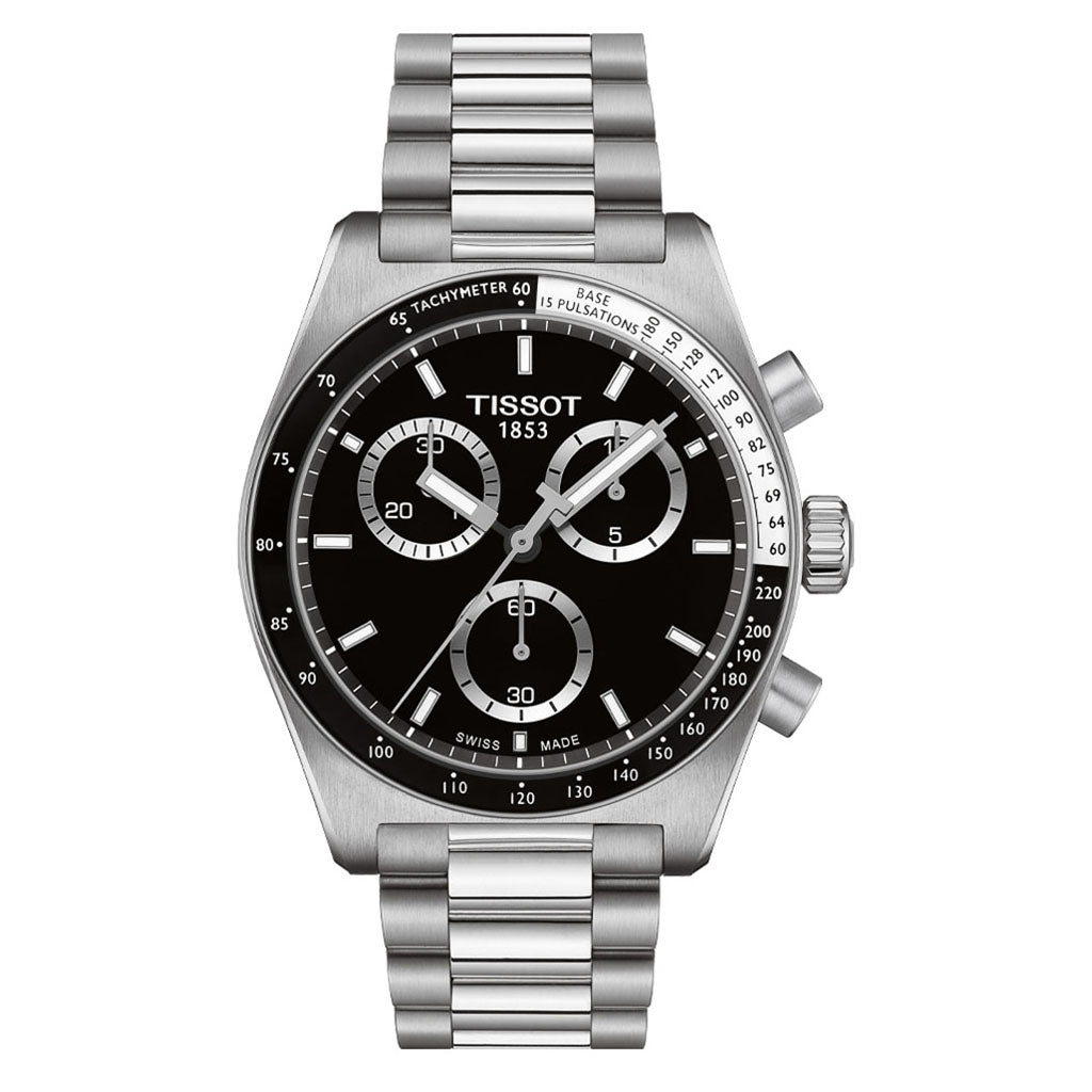 PR 516 40MM Chrono Quarz Black Metal