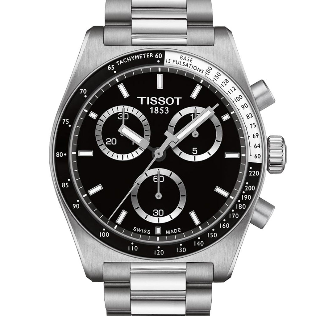 PR 516 40MM Chrono Quarz Black Metal