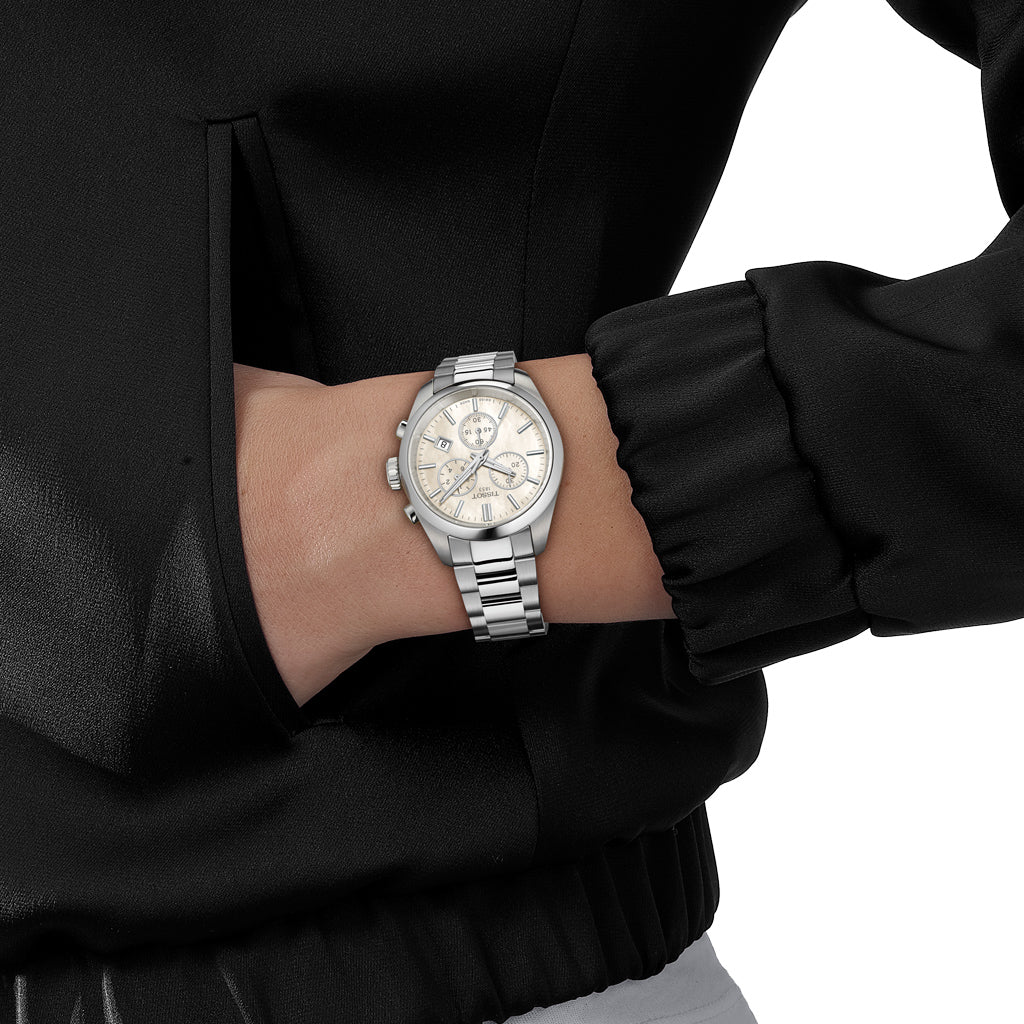 PR 100 36MM Chrono Silver Metal