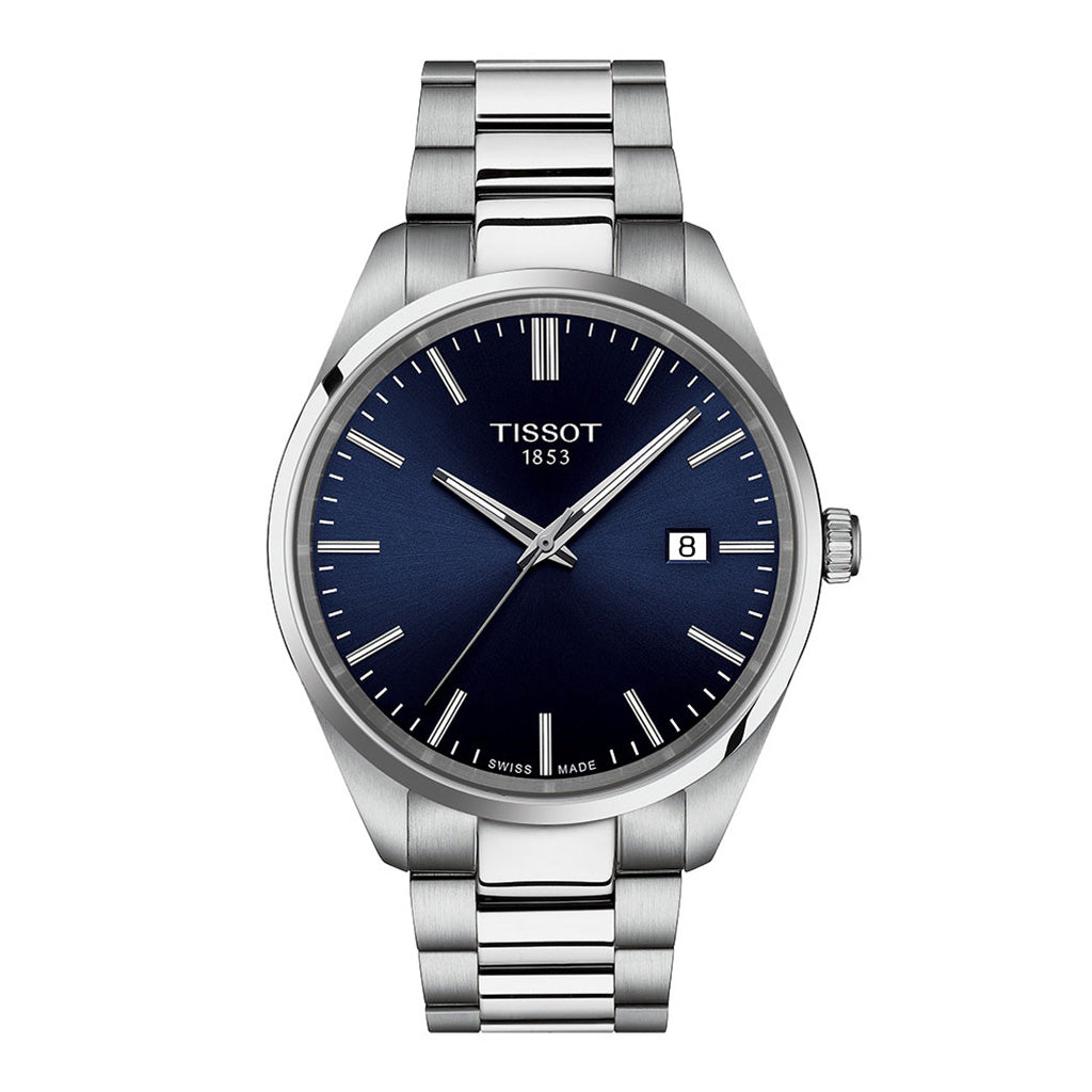 PR 100 40MM Dark Blue Metal Silver