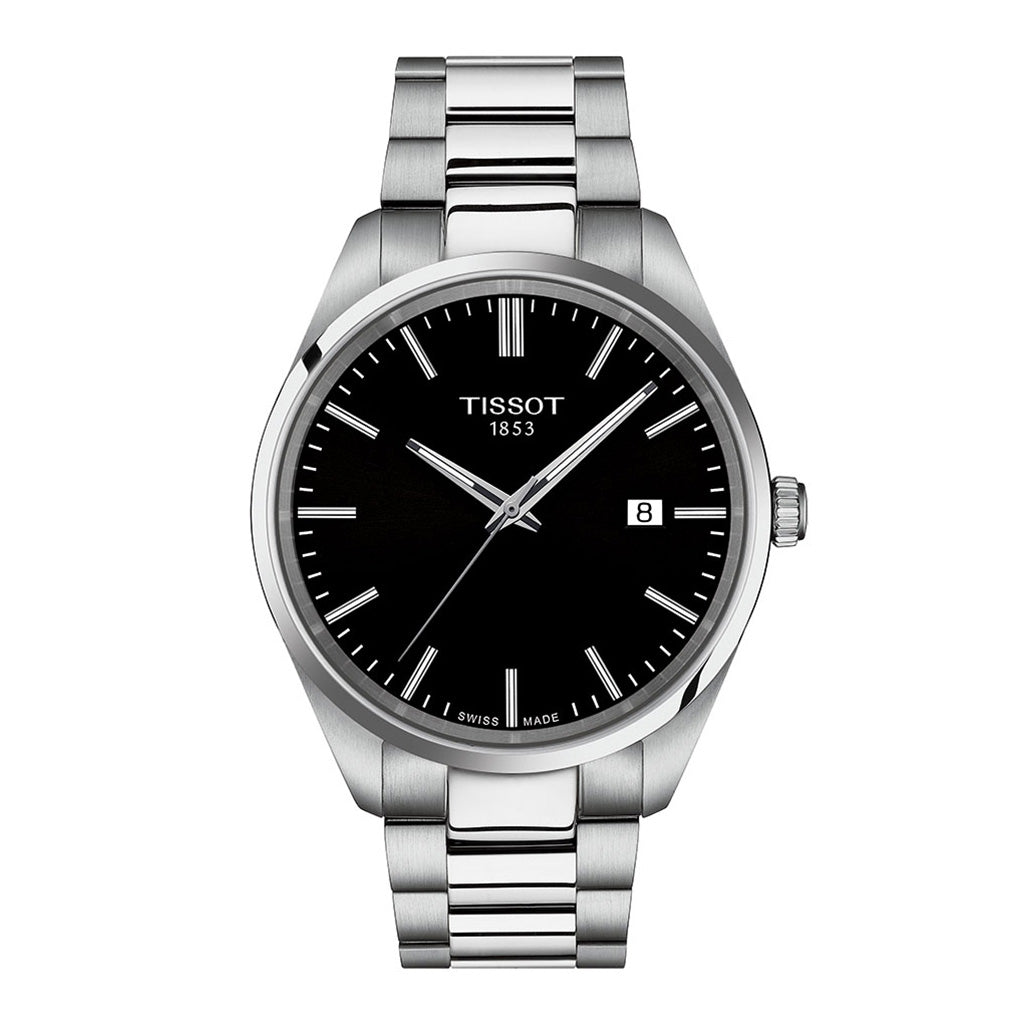 PR 100 40MM Black Metal Silver