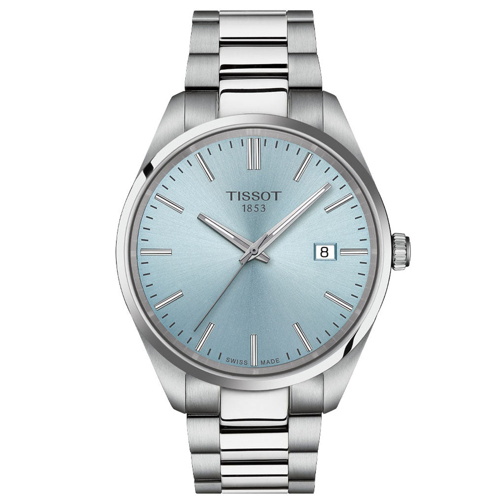 PR 100 40MM Iceblue Metal Silver