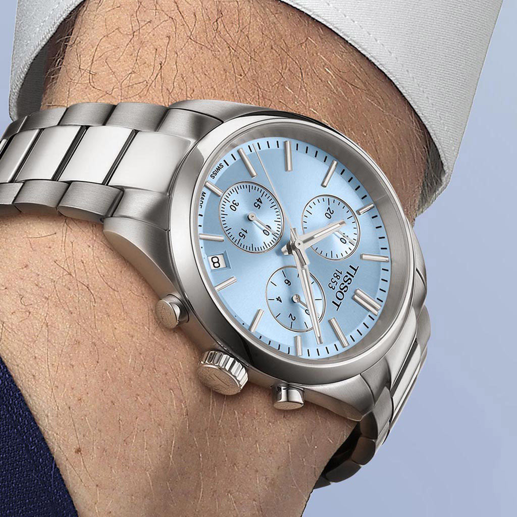 PR 100 40MM Chrono Light Blue