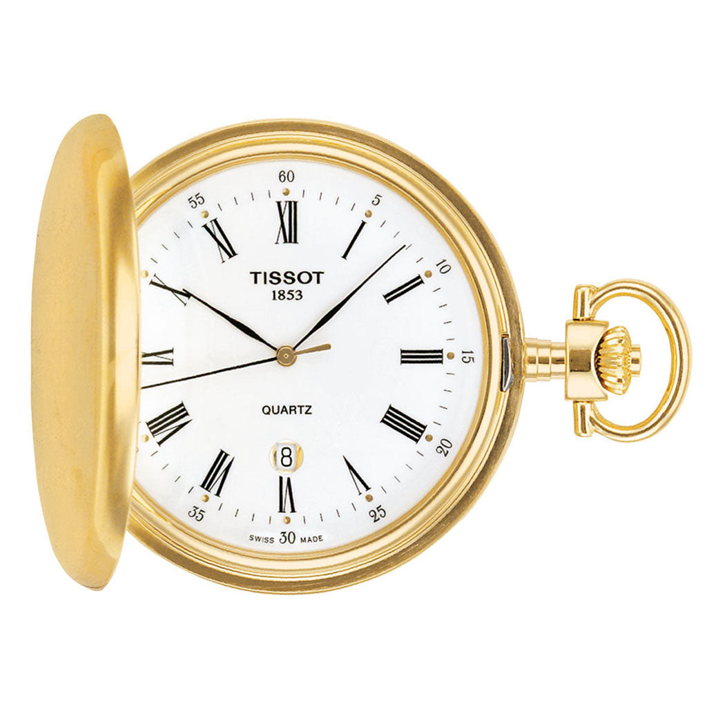 Savonnette 48MM White Metal Gold PVD