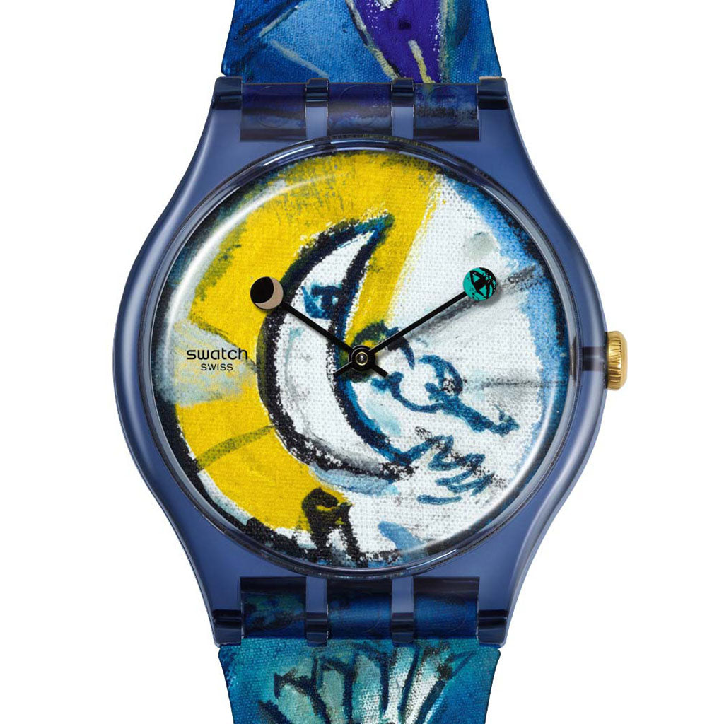 Swatch New Gent Special CHAGALLS BLUE CIRCUS SUOZ365