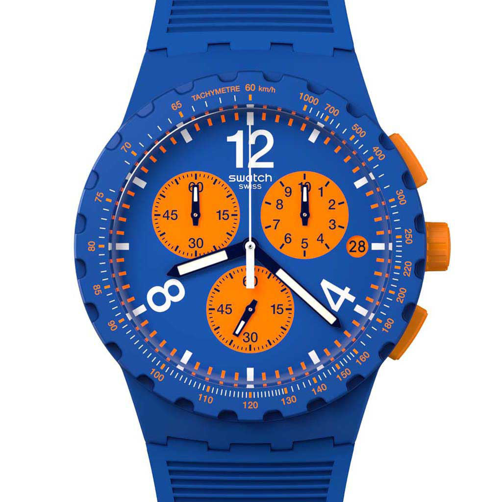 Swatch Chrono Plastic Primarily Blue SUSN419