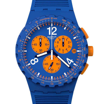 Swatch Chrono Plastic Primarily Blue SUSN419