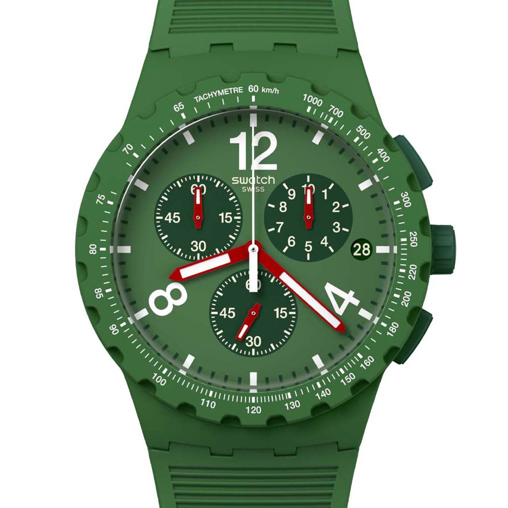 Swatch Chrono Plastic primarily green SUSG407