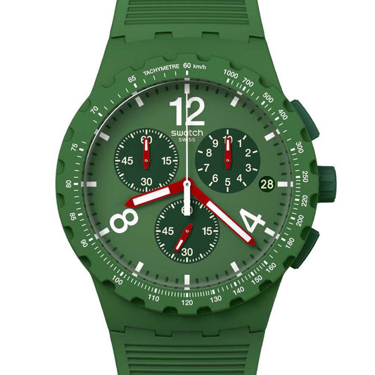 Swatch Chrono Plastic primarily green SUSG407