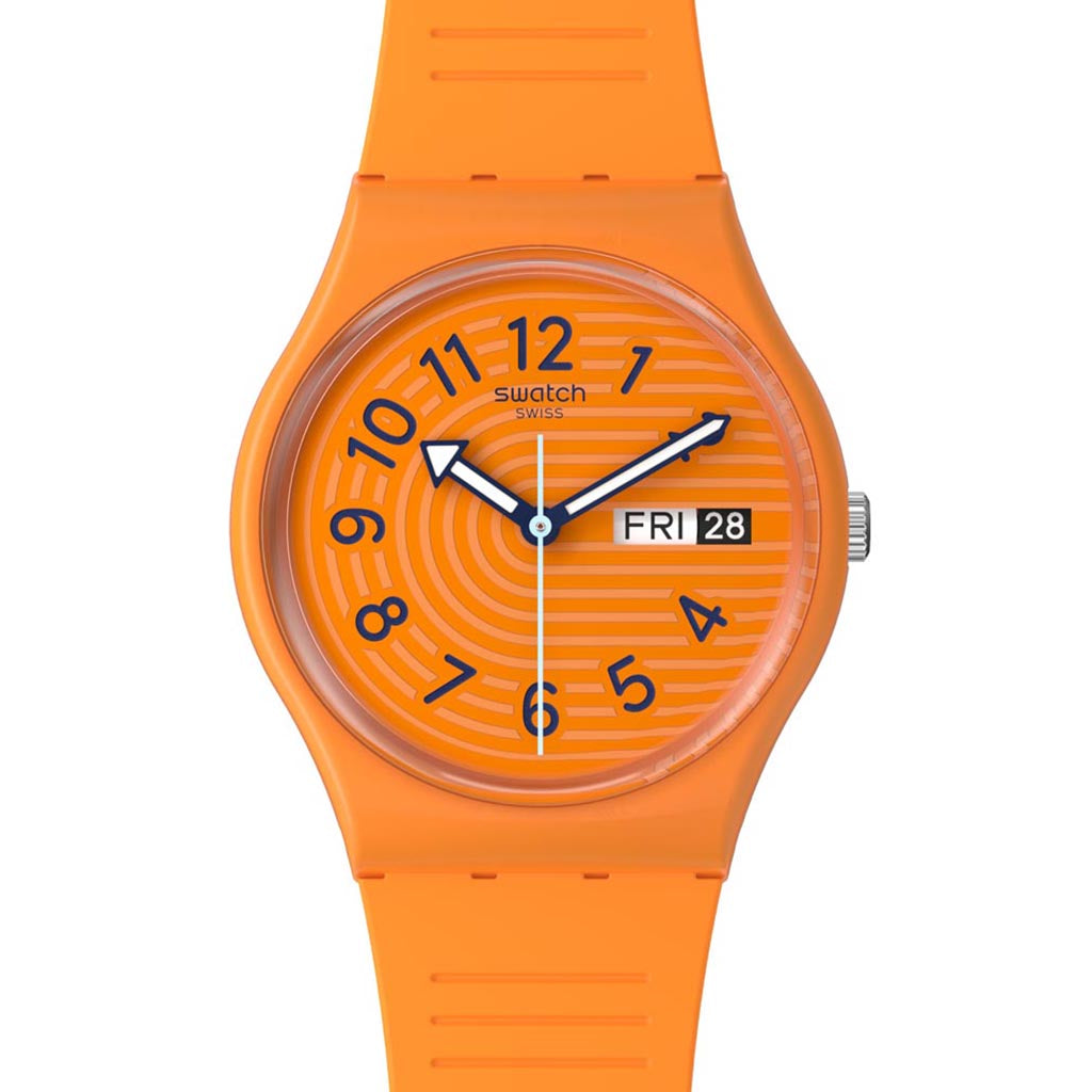 Swatch Gent Biosourced Trendy Lines In Sienna SO28O703