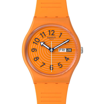Swatch Gent Biosourced Trendy Lines In Sienna SO28O703