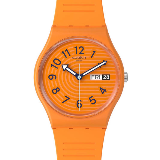 Swatch Gent Biosourced Trendy Lines In Sienna SO28O703