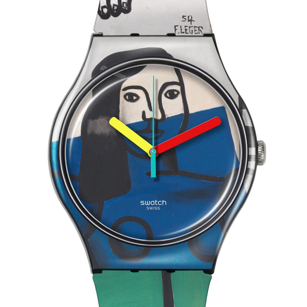 Swatch New Gent Special LEGER'S TWO WOMEN HOLDING FLOWERS SUOZ363