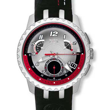 Swatch Irony Retrograde Chrono A view to a kill YRS411