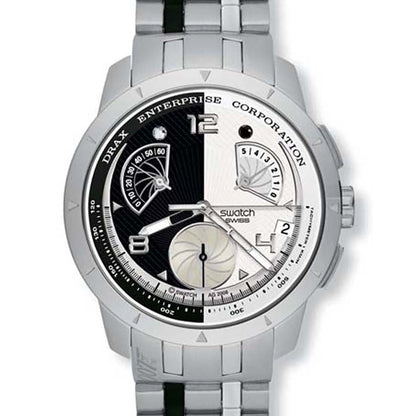 Swatch Irony Retrograde Chrono Moonraker / Hugo Drax YRS410G
