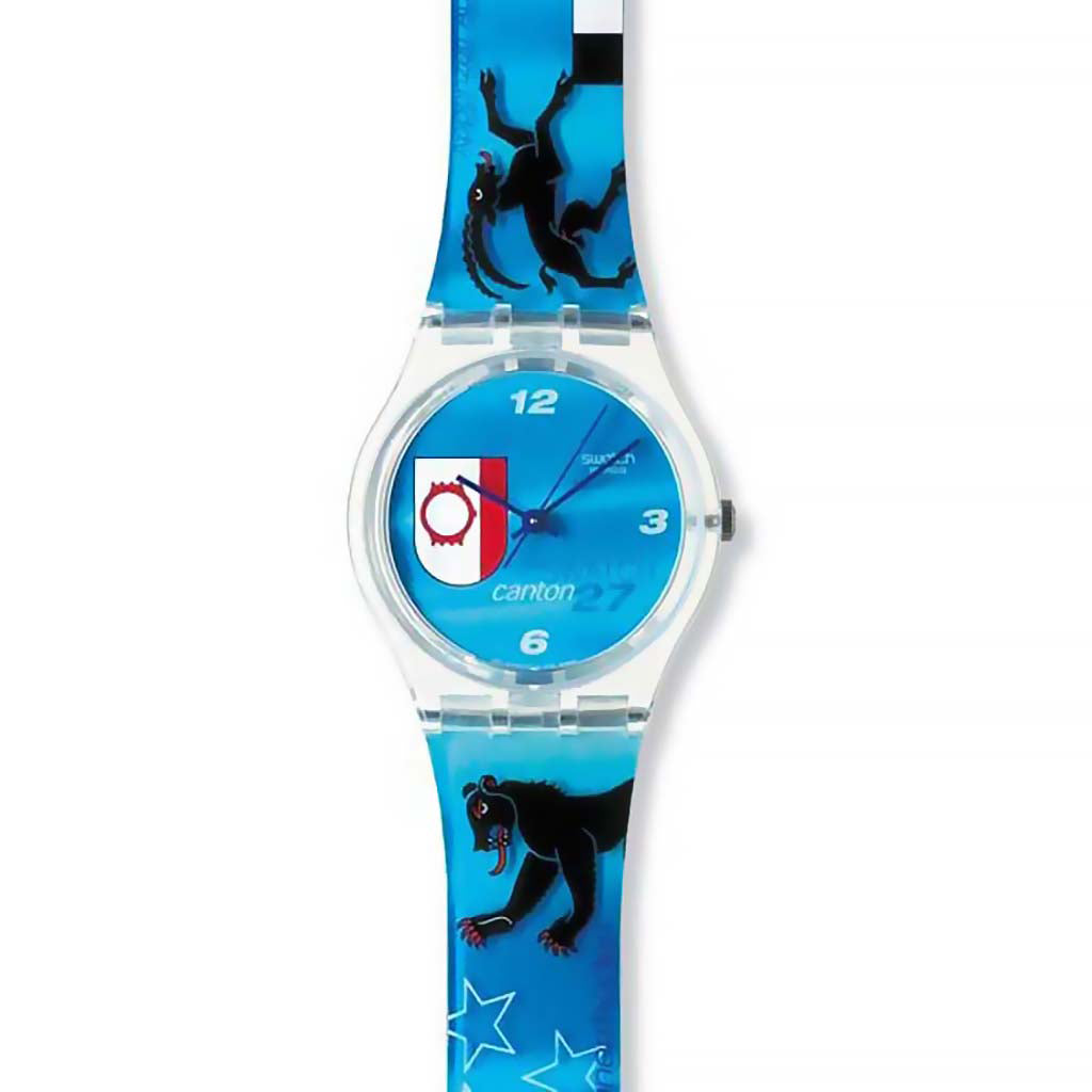 27 STE KANTON SWATCH BLEUE