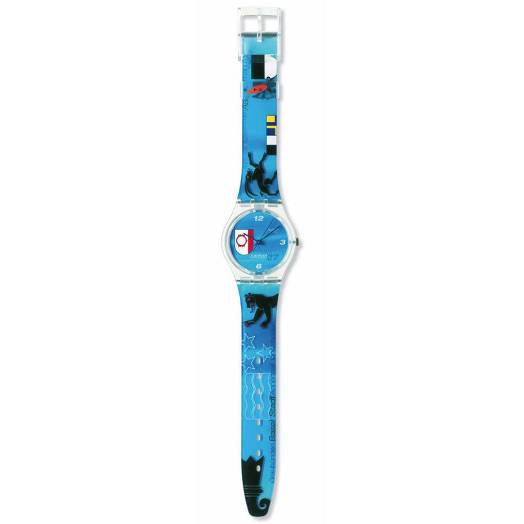 27 STE KANTON SWATCH BLEUE