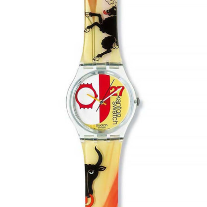27 EME CANTON SWATCH JAUNE