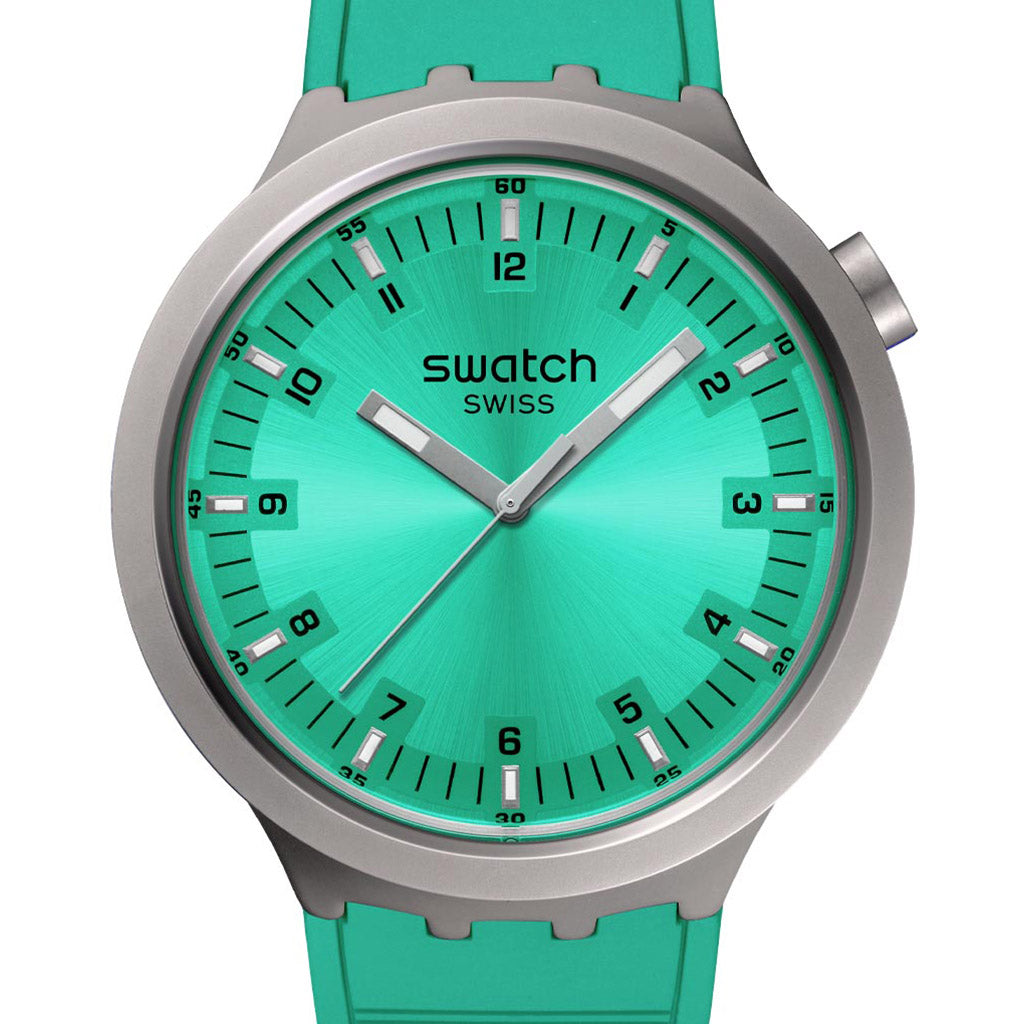 Swatch Big Bold Irony Aqua Shimmer SB07S100