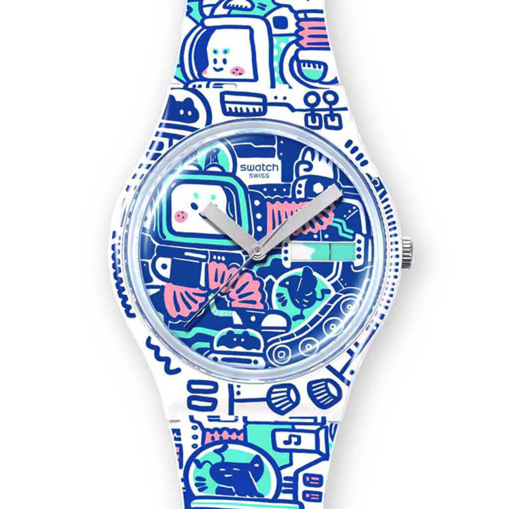 Swatch Gent Special B-Bot SO28Z702