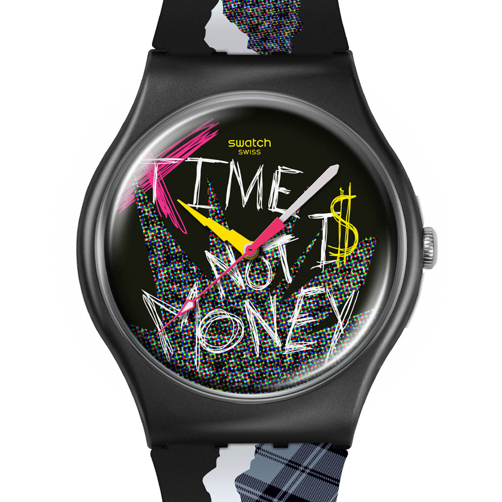 Swatch New Gent BLANK CHECK SO32B122-5300