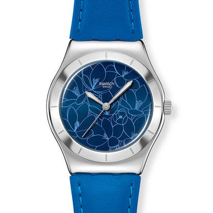 Swatch Irony Medium BLUE PETAL PROMISE YLS235