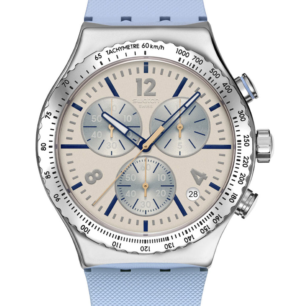 Swatch Irony New Chrono BLUESHIFT GLOW YVS536