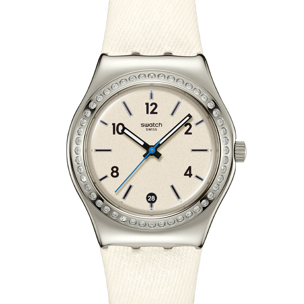 Swatch Irony Medium Glacial Petals YLS471