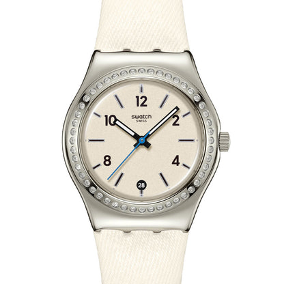 Swatch Irony Medium Glacial Petals YLS471