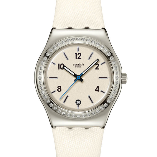 Swatch Irony Medium Glacial Petals YLS471