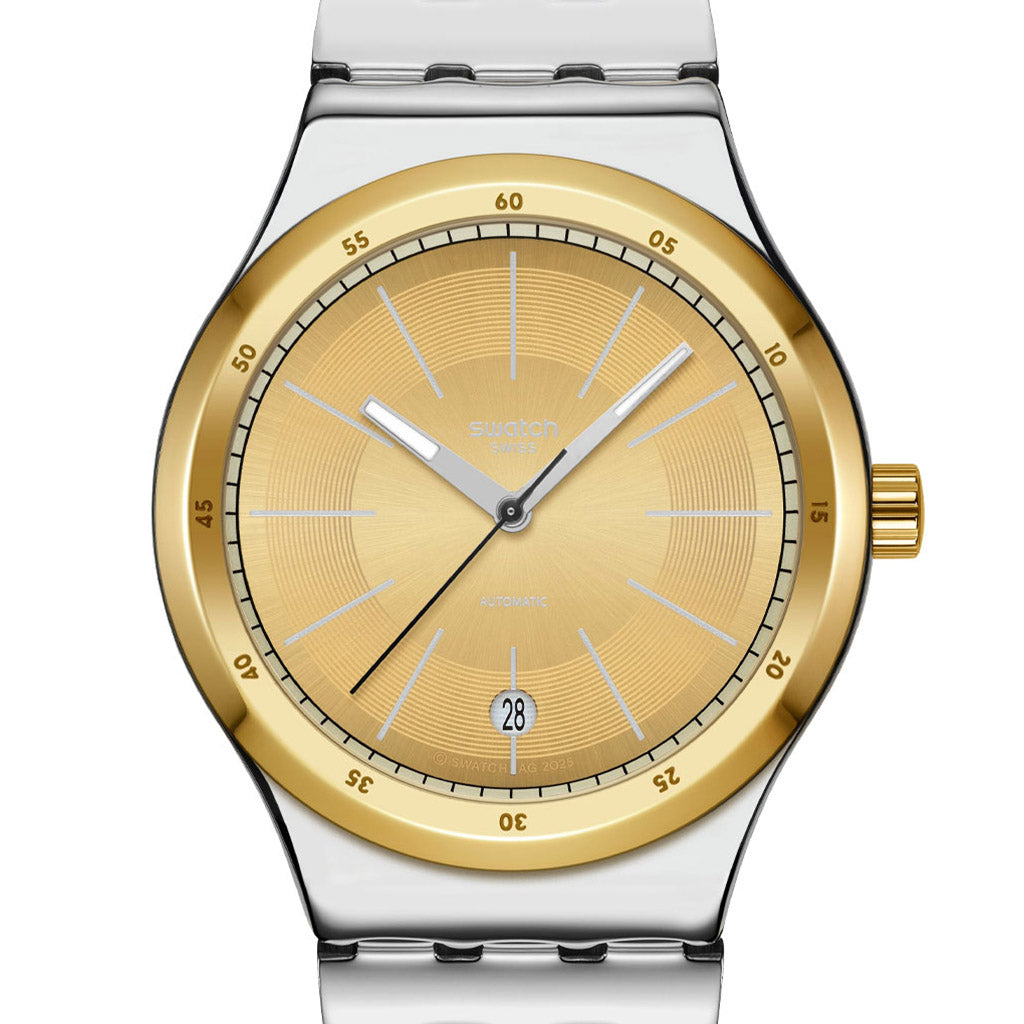 Swatch Irony Soistem 51 Goldcloak Mechanism YIS437G