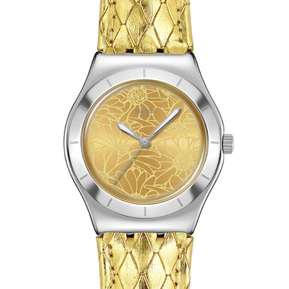 Swatch Irony Medium GOLDEN PETAL SWIRL YLS236C