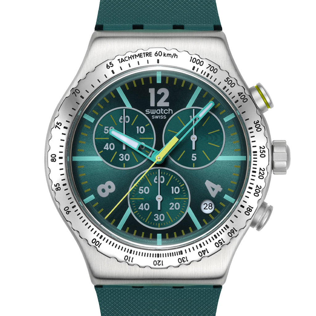 Swatch Irony New Chrono GREENSHIFT GLOW YVS535