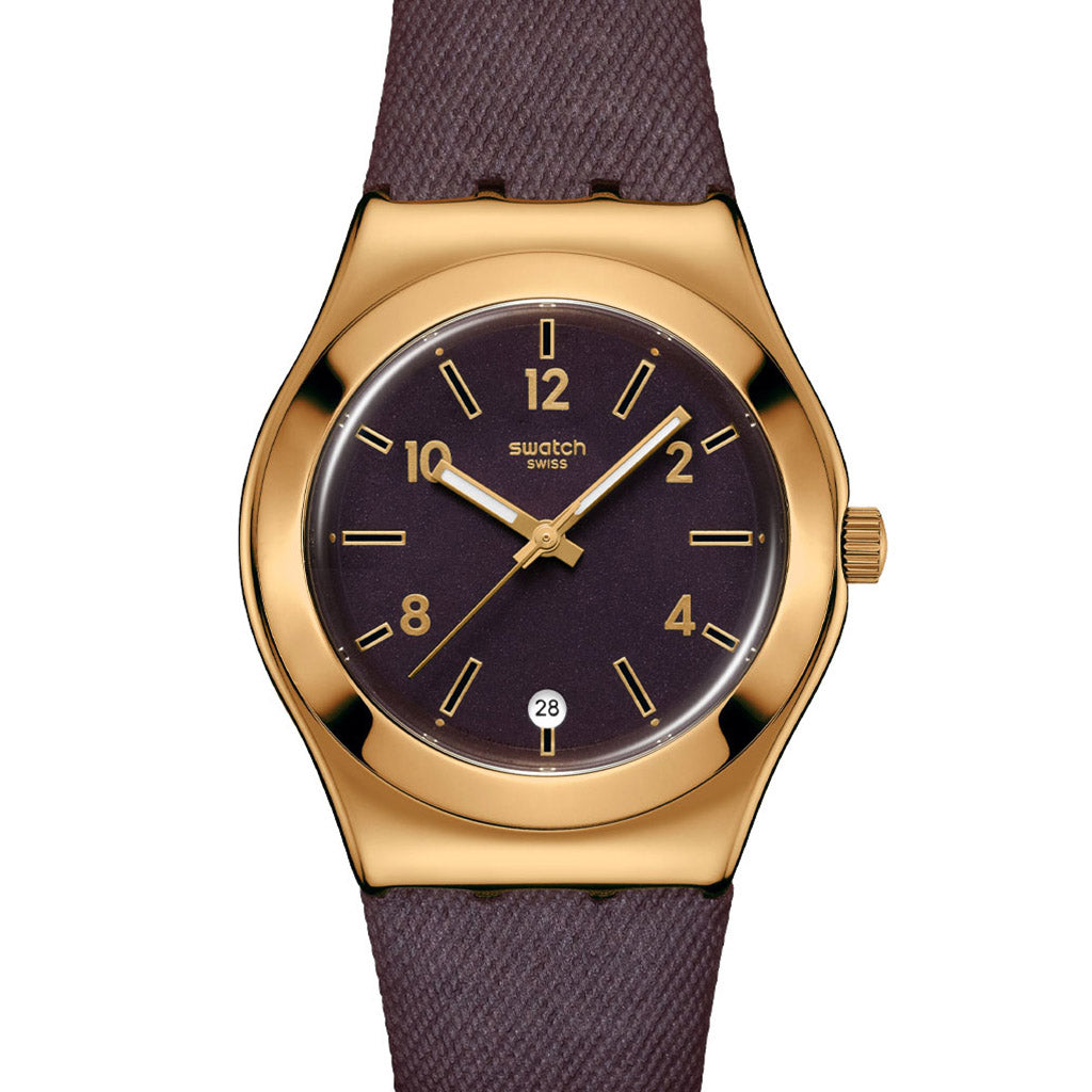 Swatch Irony Medium Heart of Burgundy YLG413