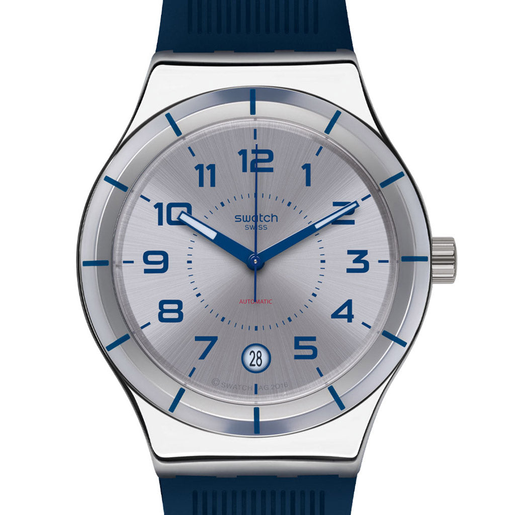 Swatch Irony Automatik Sistem Navy YIS409