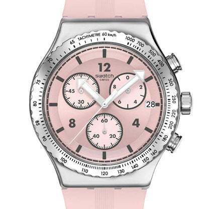 Swatch Irony New Chrono Poppingly Pink YVS532