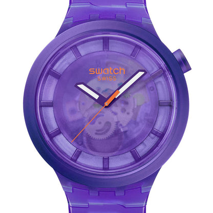 Swatch Big Bold Biosourced Purple Joy SB05V103
