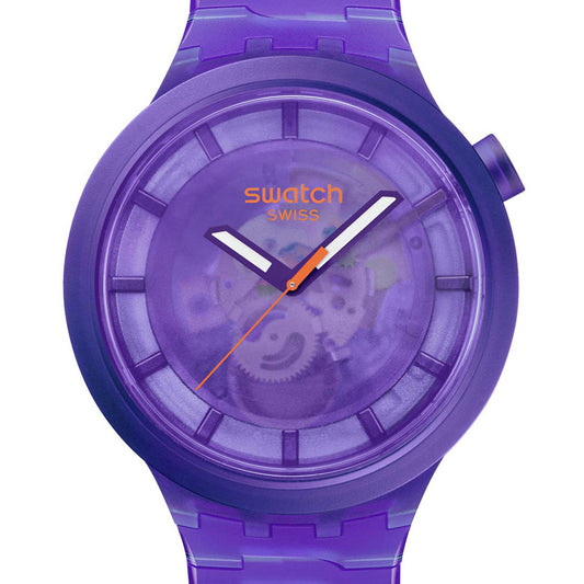 Swatch Big Bold Biosourced Purple Joy SB05V103