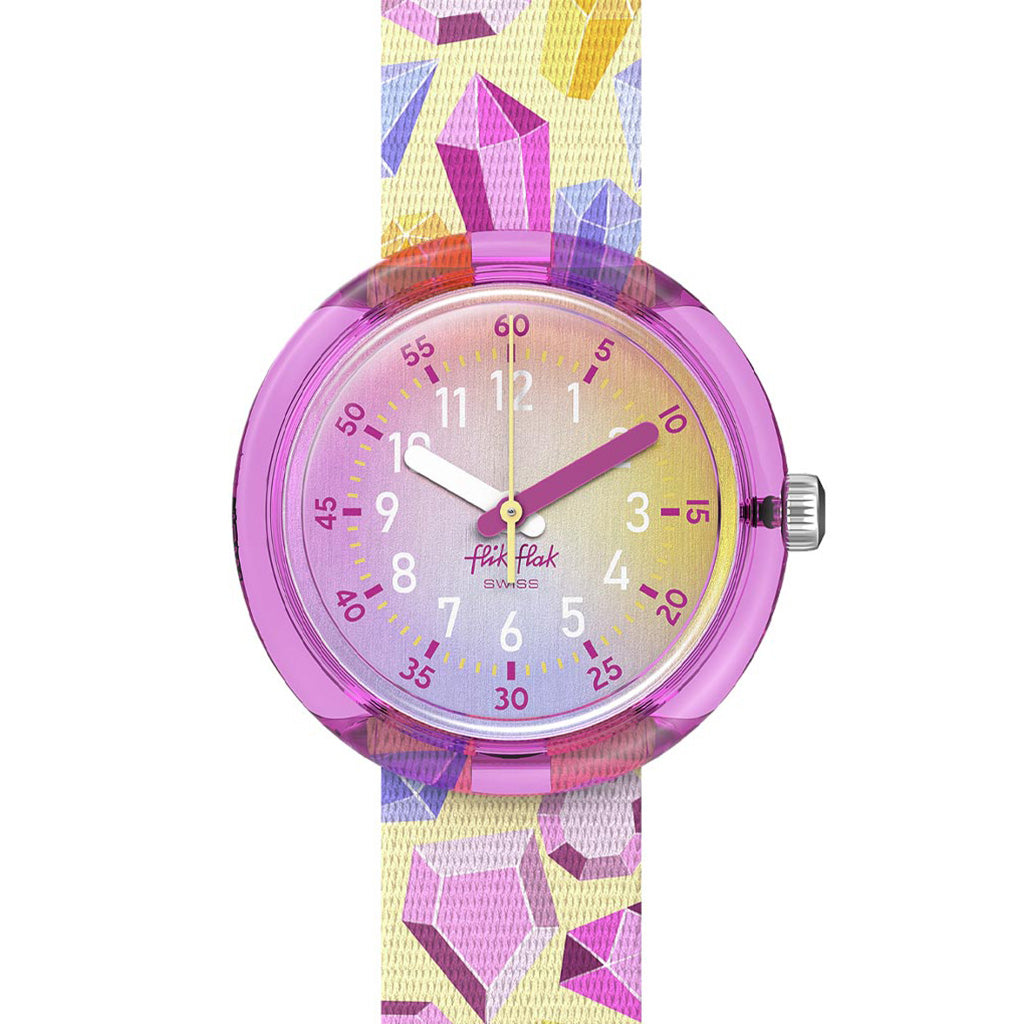 Flik Flak Kinderuhr Sparkling Gemstones FPNP155