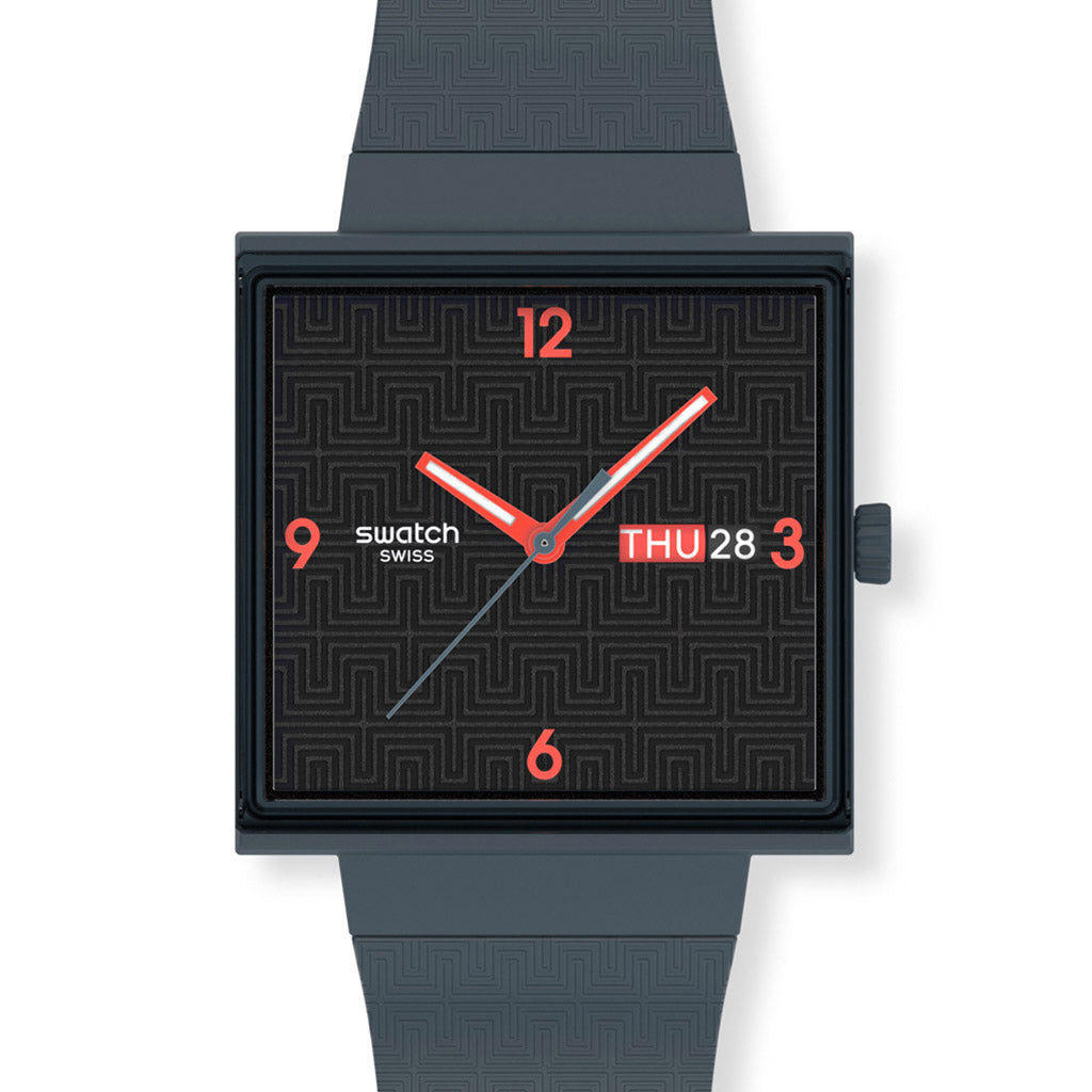 Swatch Gent Square WHAT IF…SQUARED OFF? SO34M701