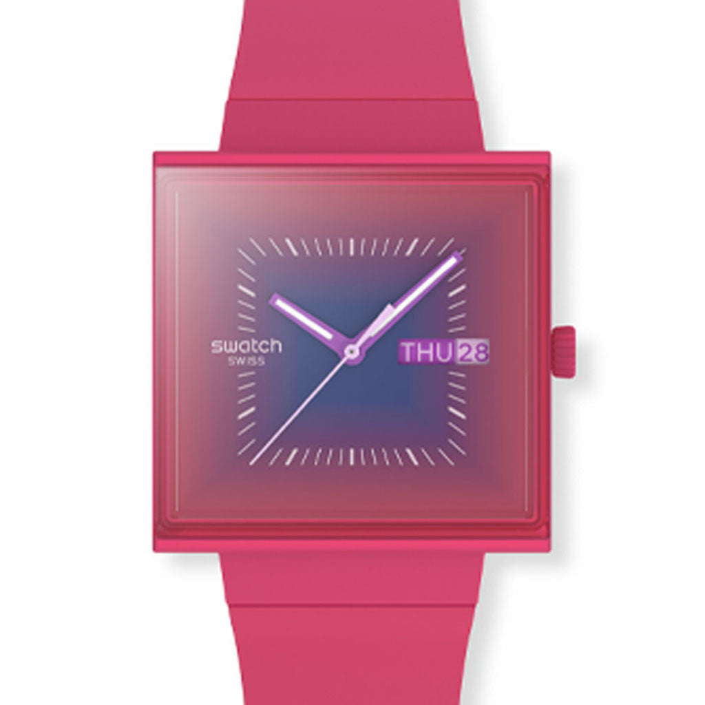 Swatch Gent Square SQUARELY BERRY SO34R700