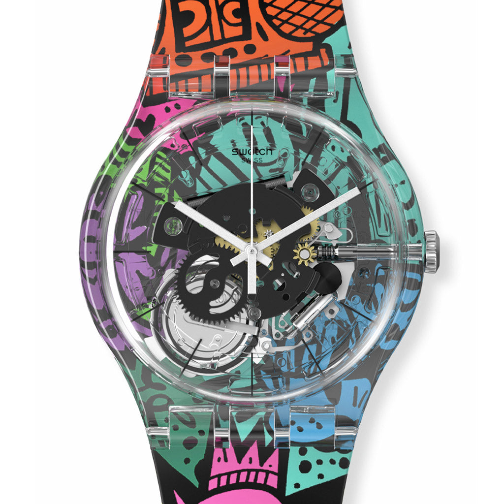 Swatch New Gent Special SWATCH X YOU - BERLIN KOMMSE RIN, KÖNNSE RAUSKIEKEN VI SUOK144-007